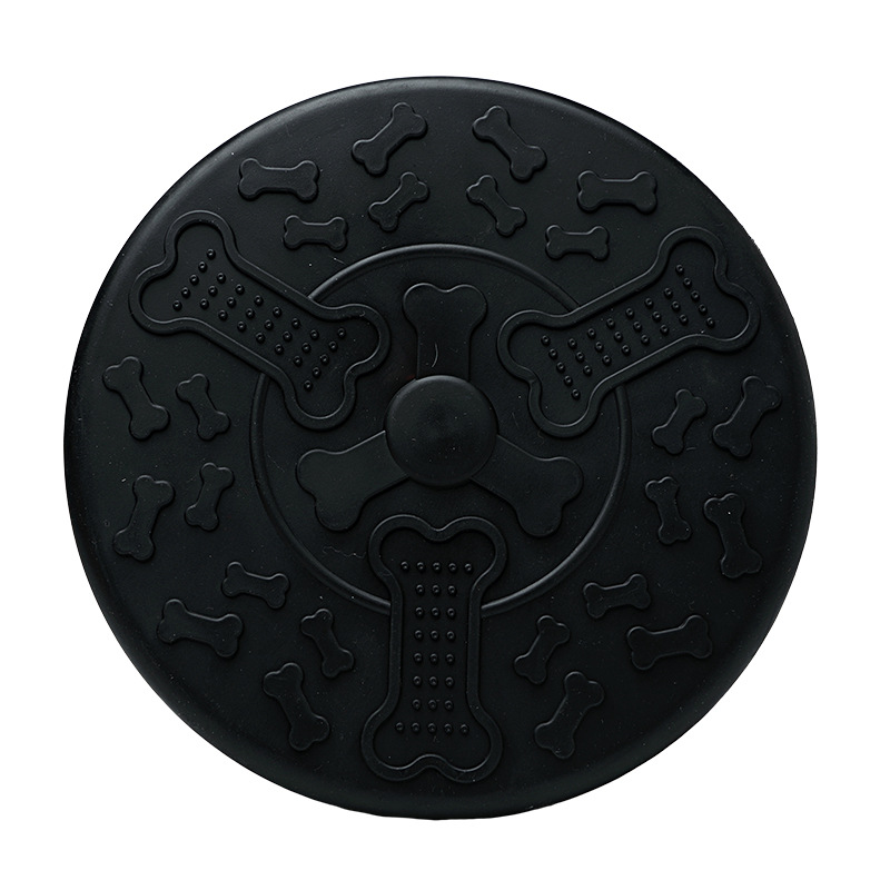 Manufacturer In Stock Wholesale Dog Frisbees Toy Light Rubber Feeding Training Pet Interactive & Movement Pet Toys