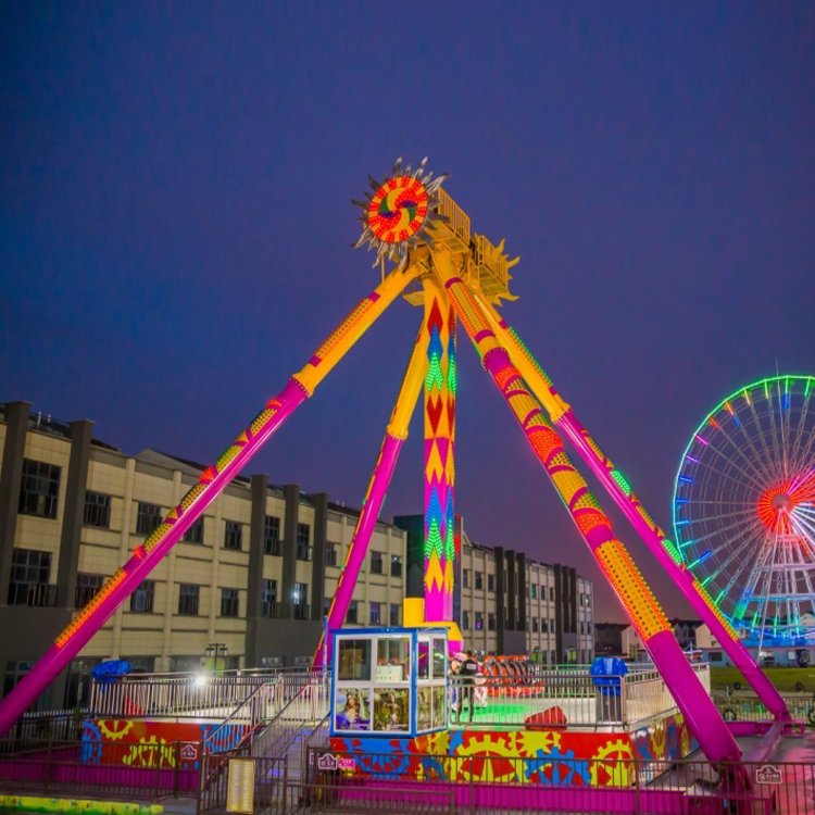 Fairground Amusement Park Thrilling Rides Thrilling Games Crazy Swing Frisbee Hammer Big Pendulum Amusement For Sale
