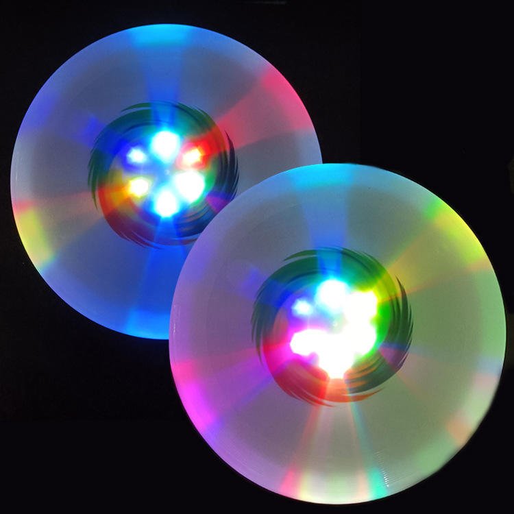 Sports Ultimate Frisbeed Golf Disc Led Light up Flying Disc New Design Professional Outdoor Gift Plastic Unisex Inflatable Toys