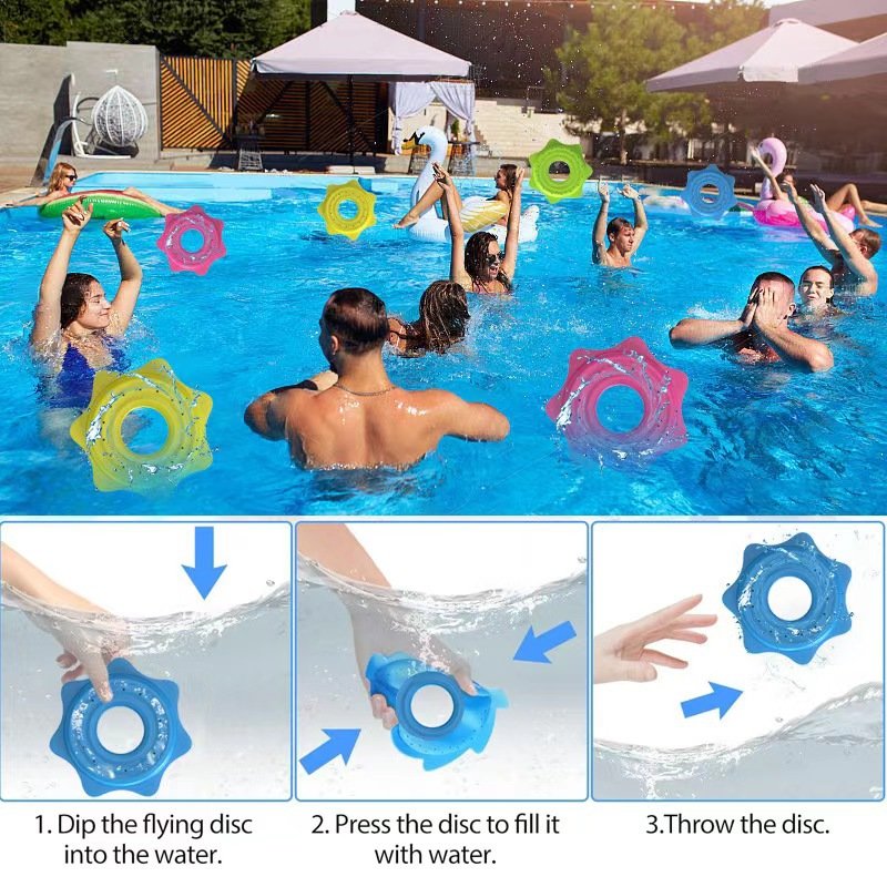 Factory Wholesale Custom Pocket Flexible Mini Silicone Flying Disk For Outdoor Sports Pet Toy Flying Disc Ring