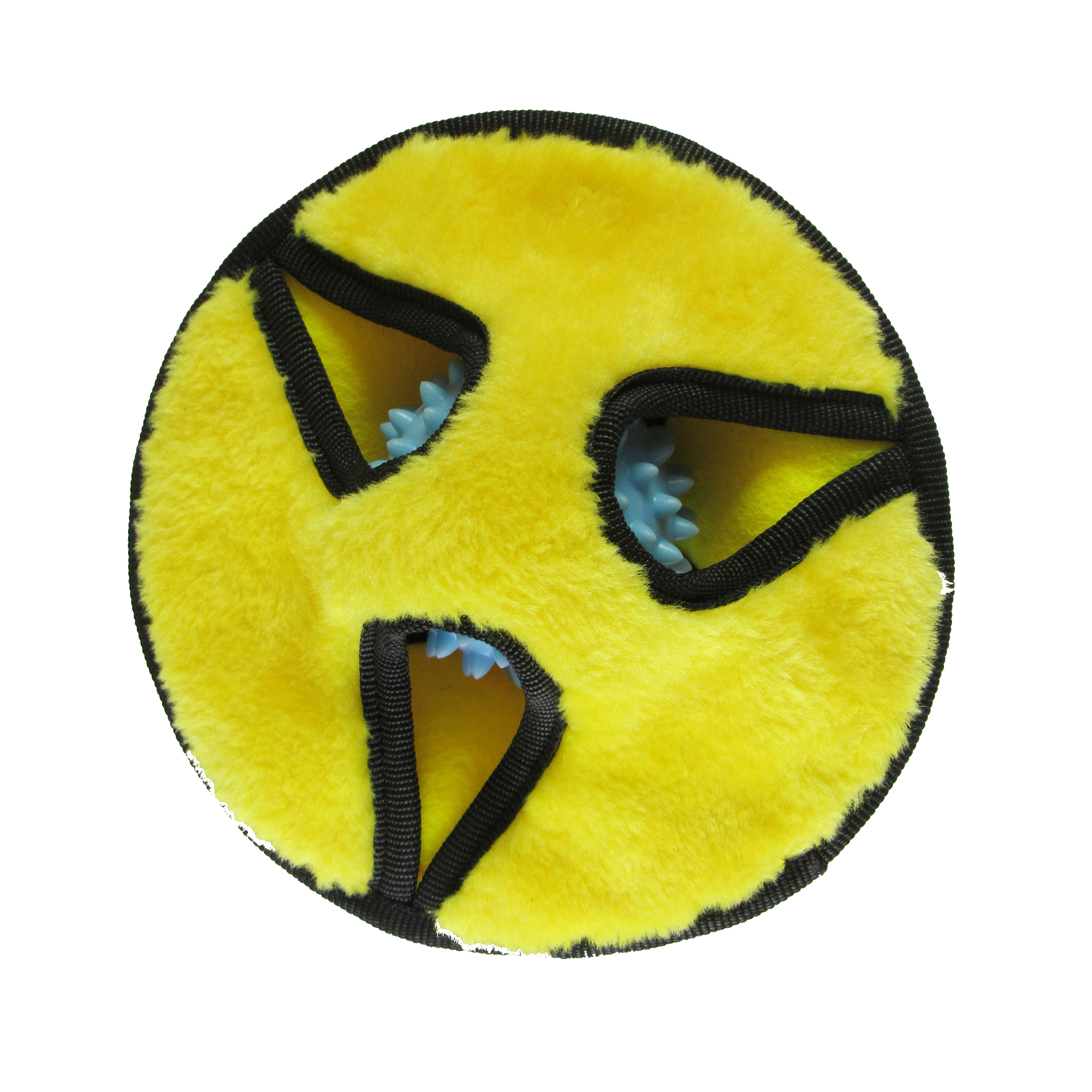 fetch toy pet polyester fabric with rubber ball inside for dog training dog toy Frisbee toy
