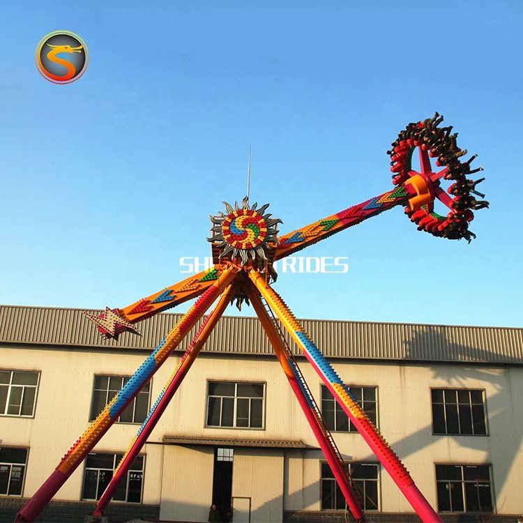 China Extreme Thrilling Adults Amusement Park Rides Maxi Dance Party 360 Pendulum Frisbee Attractions