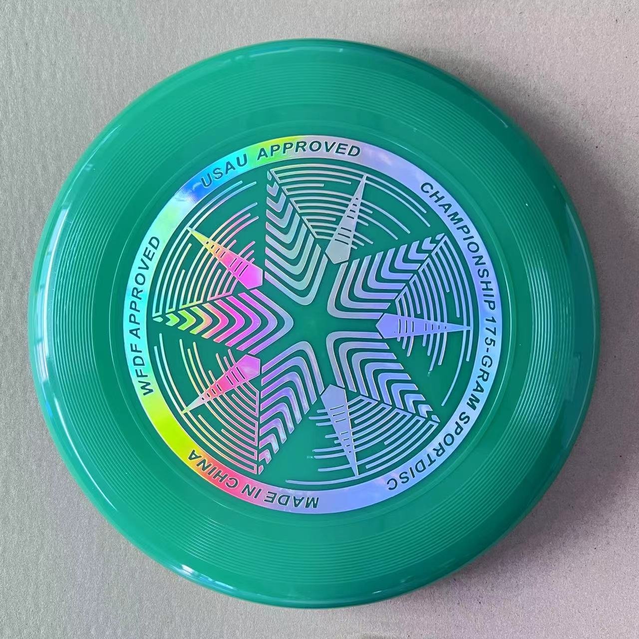 WFDF Certification Custom outdoor ultimate frisbeed professional frisbeed 175g backyard throw ultimate frisbeed 175g