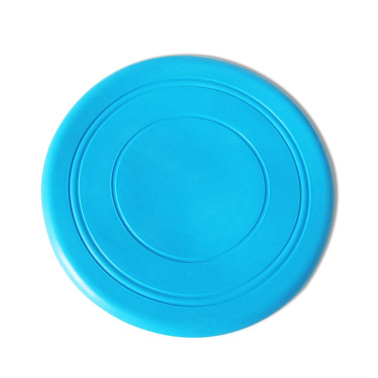 Round Training TPR Flying Disc Colorful Dog Toys Bite Resistant Pet Frisbeed for Training Dogs