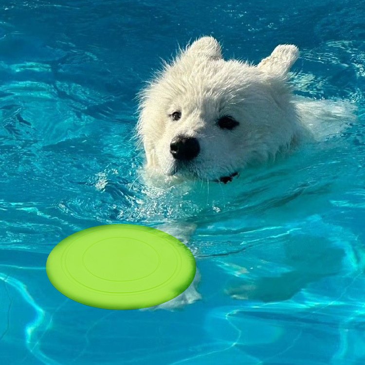 New Product idea Dog Frisbee Custom Logo Aerodynamic Silicone Flying Disk Frisbeed for Dogs