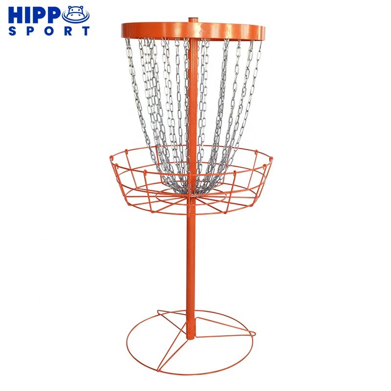 Professional PDGA Approved Light Weight Custom 24 Chain Practice Portable Frisbeed Target Disc Golf Basket