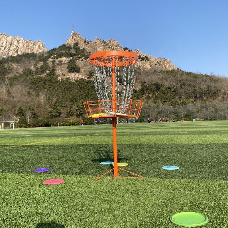 Professional PDGA Approved Light Weight Custom 24 Chain Practice Portable Frisbeed Target Disc Golf Basket