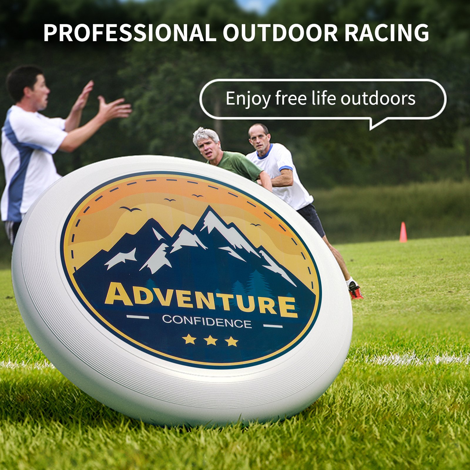 Blue Bay frisbee Custom Logo Frisbeed PE Plastic 175g 275mm Official Size Ultimate Frisbeed