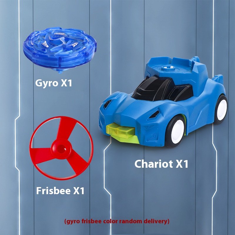 New children's collision deformation alloy gyro toy for tank frisbee launcher cool glowing interactive game