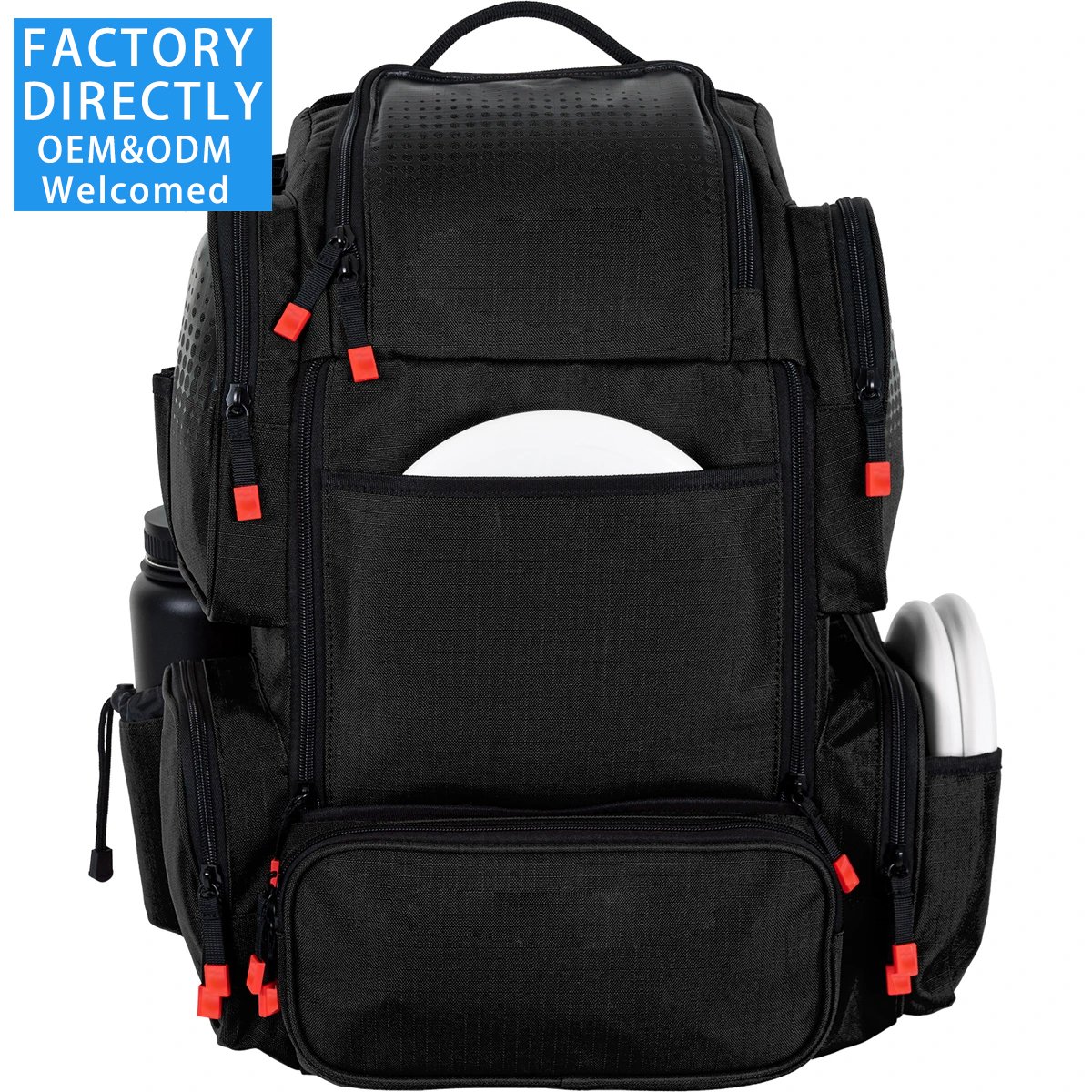 high quality waterproof Disc golf cart with 25+ Disc Capacity backpack Lightweight Durable Discs