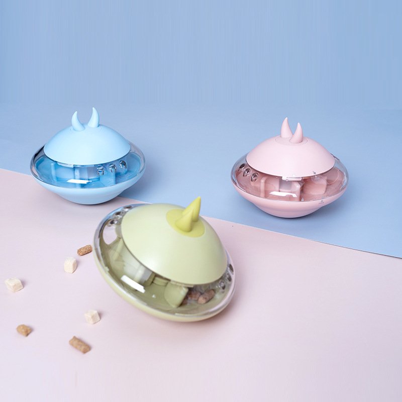 Dog Anti-Boring Interactive Toys Food Spiller Bite-Resistant Toys Frisbeed Puzzle Molar Balls Puzzle UFO Dogs Food Puzzle Feeder