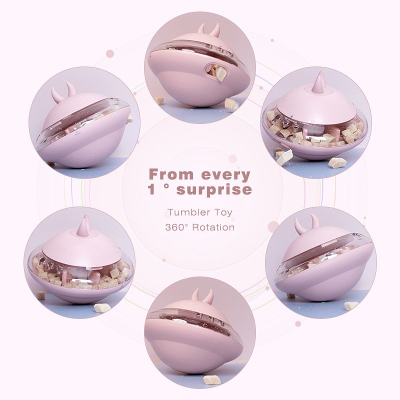 Dog Anti-Boring Interactive Toys Food Spiller Bite-Resistant Toys Frisbeed Puzzle Molar Balls Puzzle UFO Dogs Food Puzzle Feeder