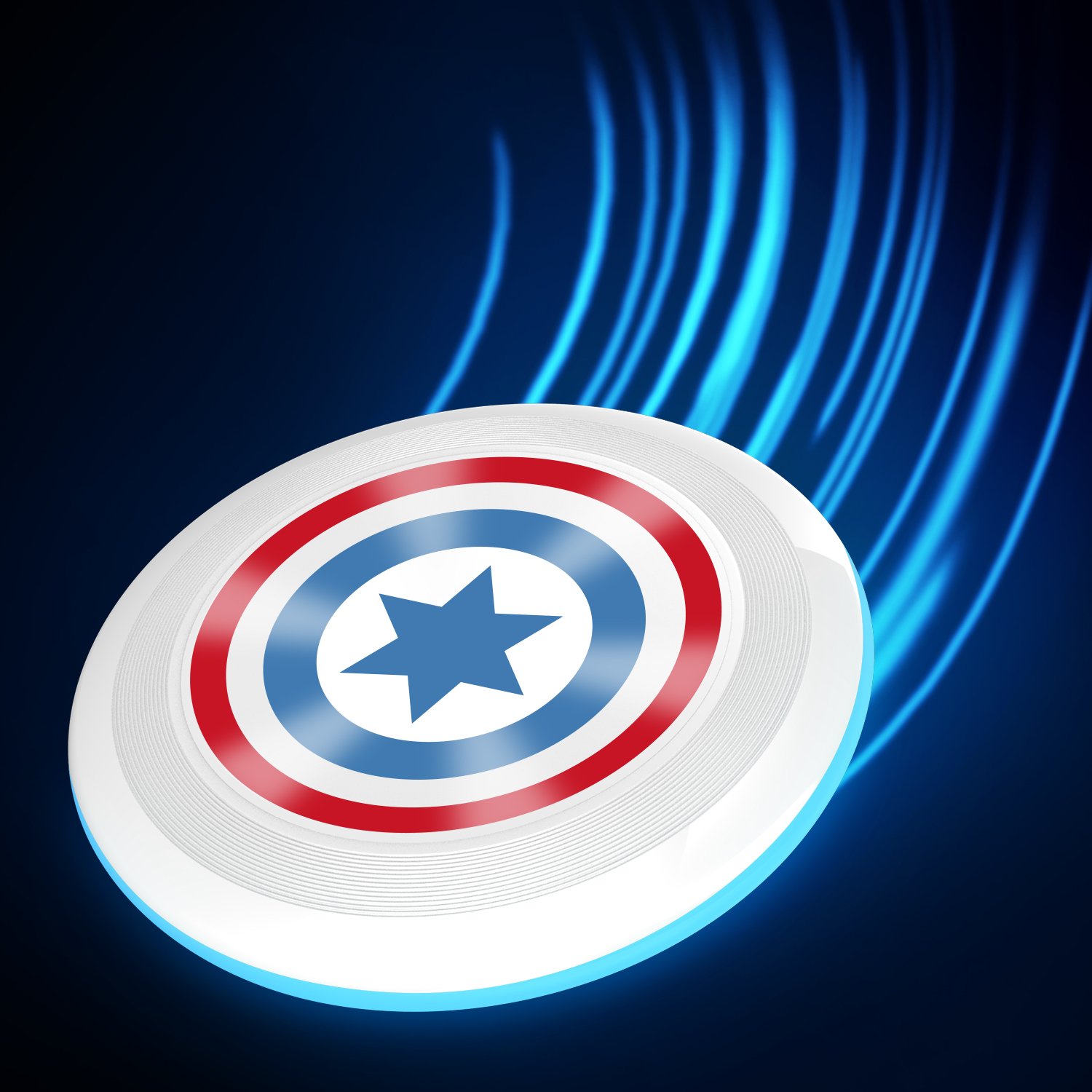 Accept customize OEM and ODM pattern 36 LEDs Light up Frisbeed Auto Gravity Induction Disc LED Flying Disc