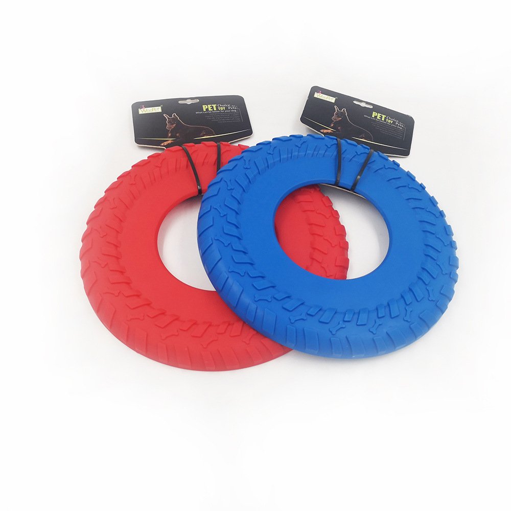 Dog Flying Disc Lightweight Floatable Dog Frisbeed Toy For Fetch Catch Play Dog Interactive Chew Toy