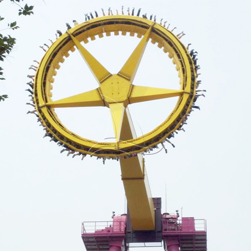 Extreme fairground rotary pendulum ride swing frisbee ride for sale