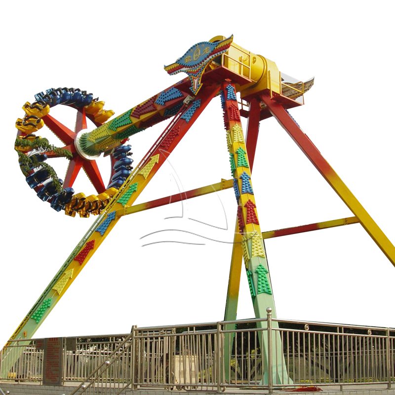 Extreme fairground rotary pendulum ride swing frisbee ride for sale