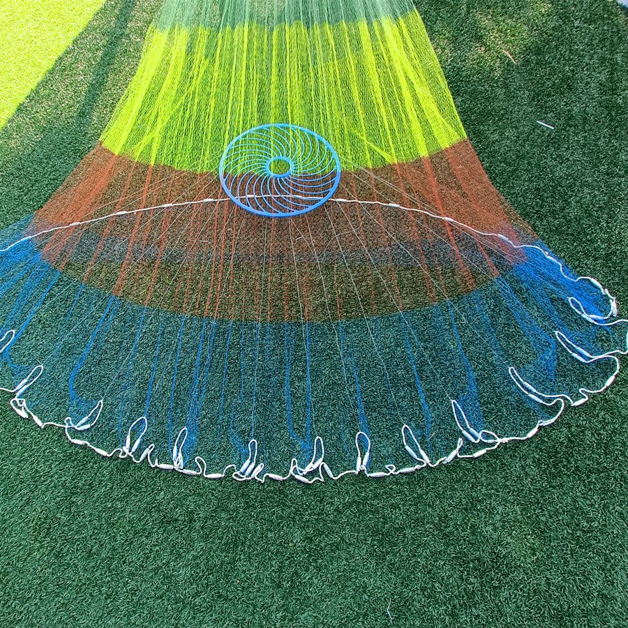 monofilament line cast catch pull rope cast net fishing net frisbee monofilament hand cast fishing net