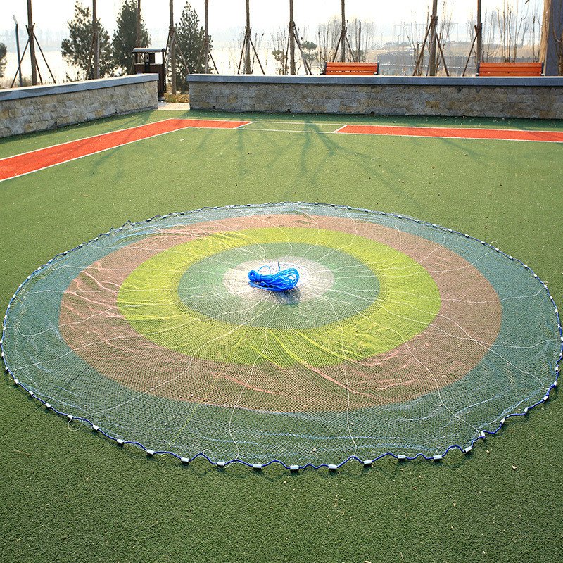 monofilament line cast catch pull rope cast net fishing net frisbee monofilament hand cast fishing net