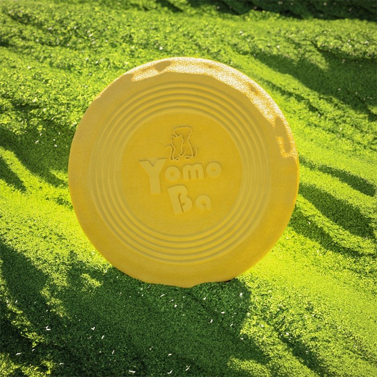 Professional Custom Color Sports Game Dog Toys Dog Fashion Soft Silicone Circular Pets Dog Flying Discs