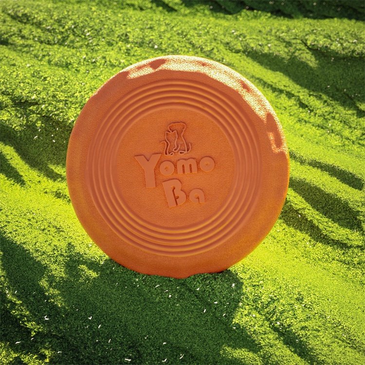 Professional Custom Color Sports Game Dog Toys Dog Fashion Soft Silicone Circular Pets Dog Flying Discs