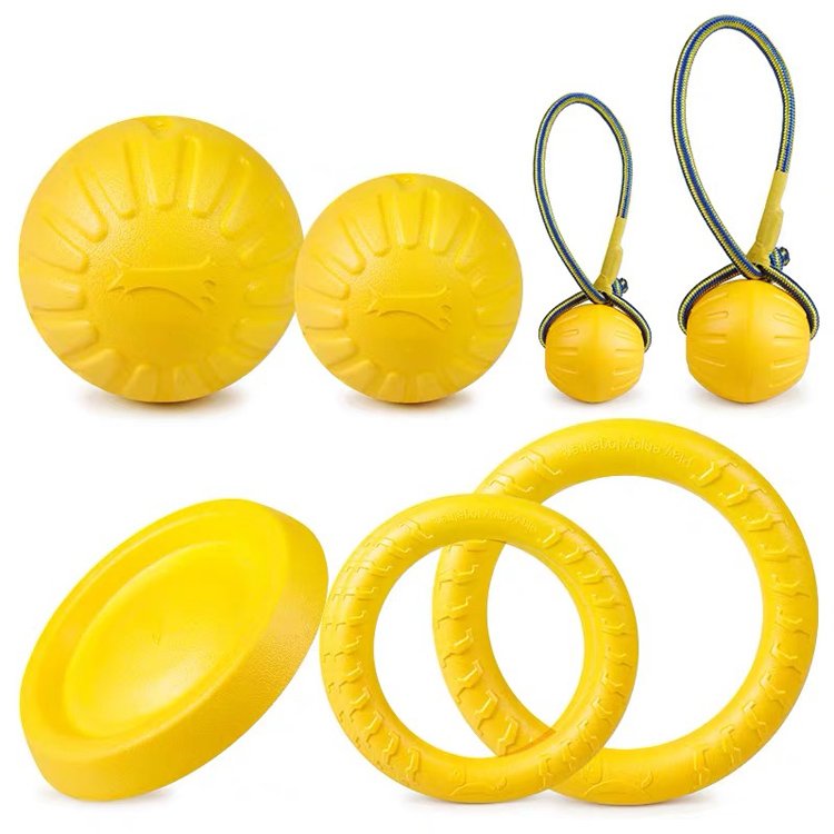 Natural Dog Chew Ropes EVA Floating Elasticity Foam Natural Rubber Dog Chew Toy Safe Dog Chews for Aggressive Chewers