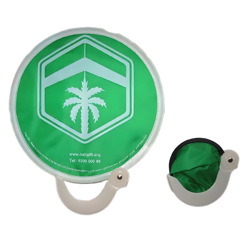 Soft Foldable Flyer Folding Handheld Fan Dog Flying Round Disc Outdoor Training Pet Frisbeed Toys