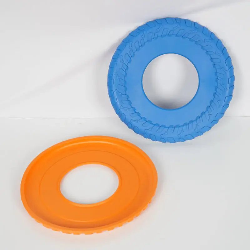 New invention toys thick detachable training dog durable car tyre flying disc