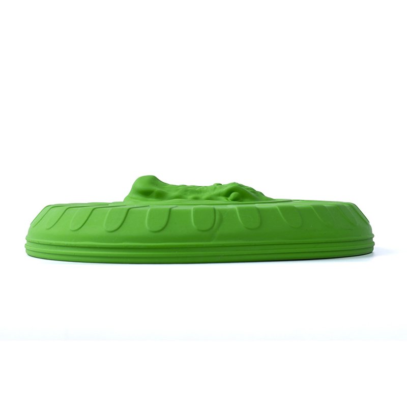 Wholesale Pet Interactive Toy Flying Discs Sports Alligator Eco-Friendly Durable Training Chew Toy Dog Rubber Frisbee