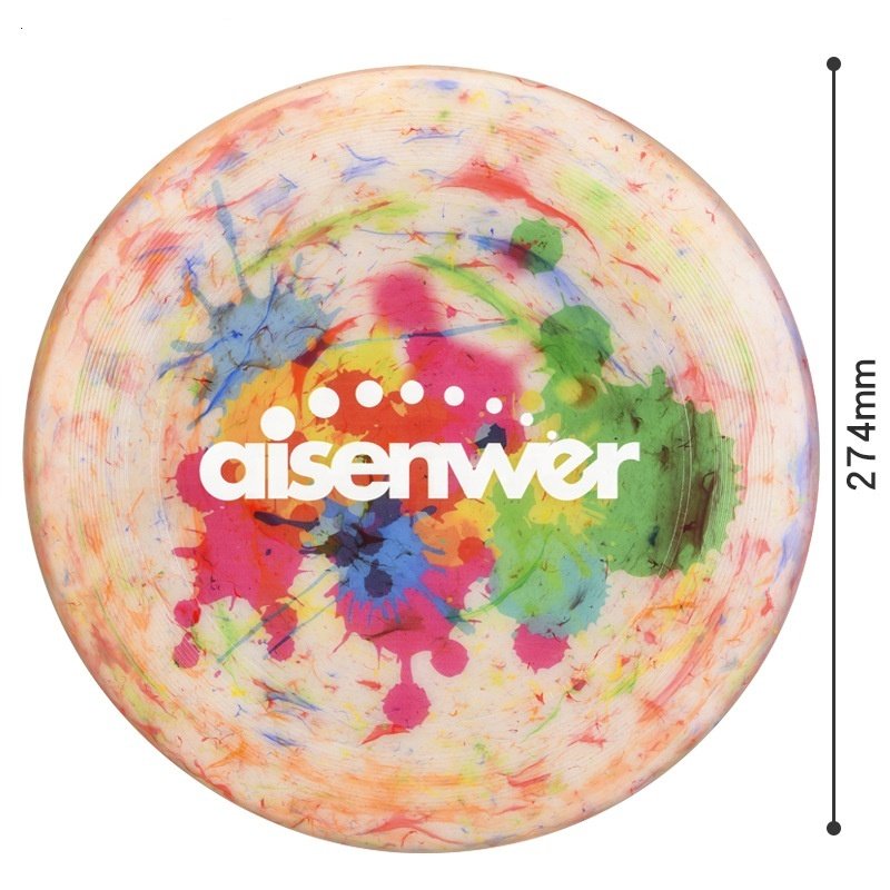 Juice Pet Outdoor Manufacturer Wholesale 175g Reproduction Color Flying Disc Pets Training Toy PE Children Sports Flying Disc