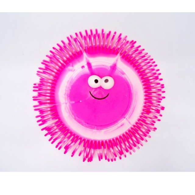 2 Tone Stretchy Big Eye Round Disc Soft Frisbee