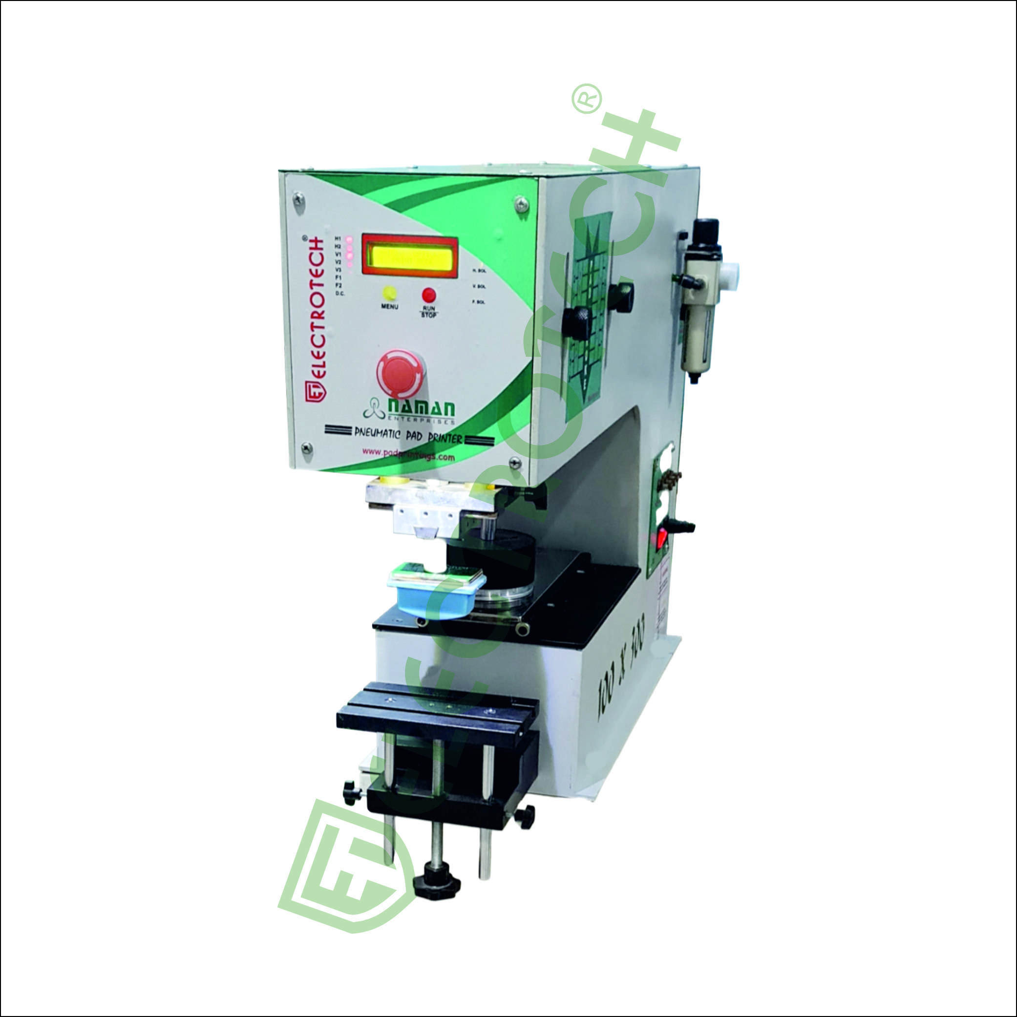 Taggless Single Color Automatic Manual Grade Tampon Pad Printing Machine Sealed Ink Cup Frisbee Plate Type New Condition Motor