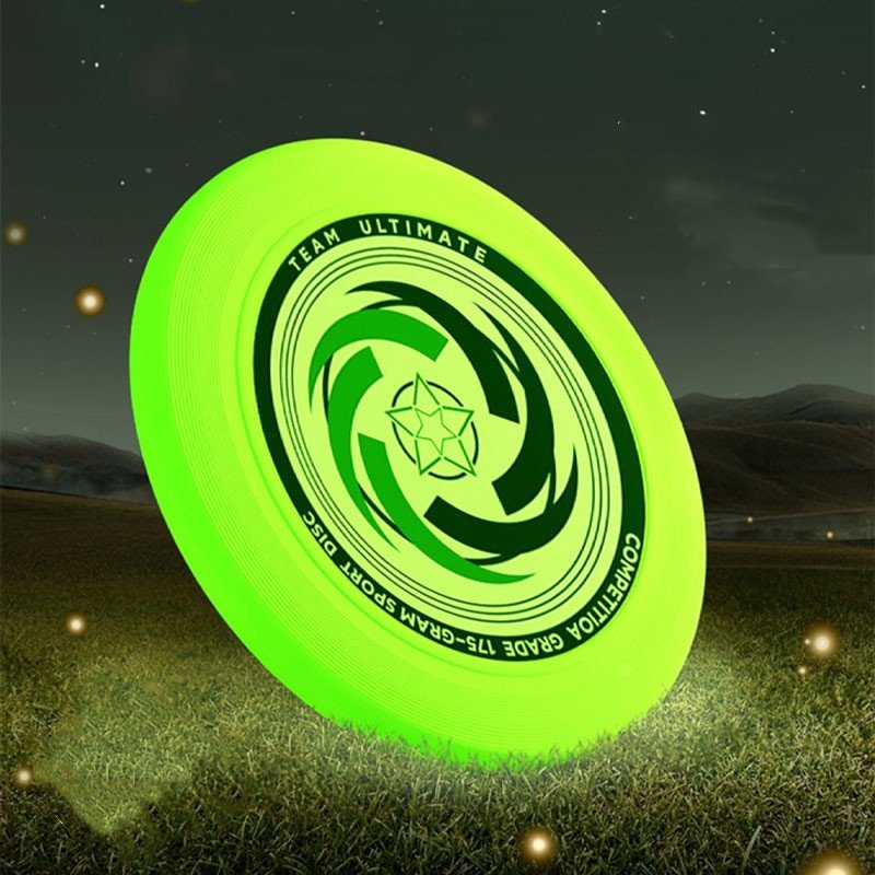 Customize Wholesale Outdoor Disc Team Game Glow Flying Disc Fluorescent Luminescent Frisbeed