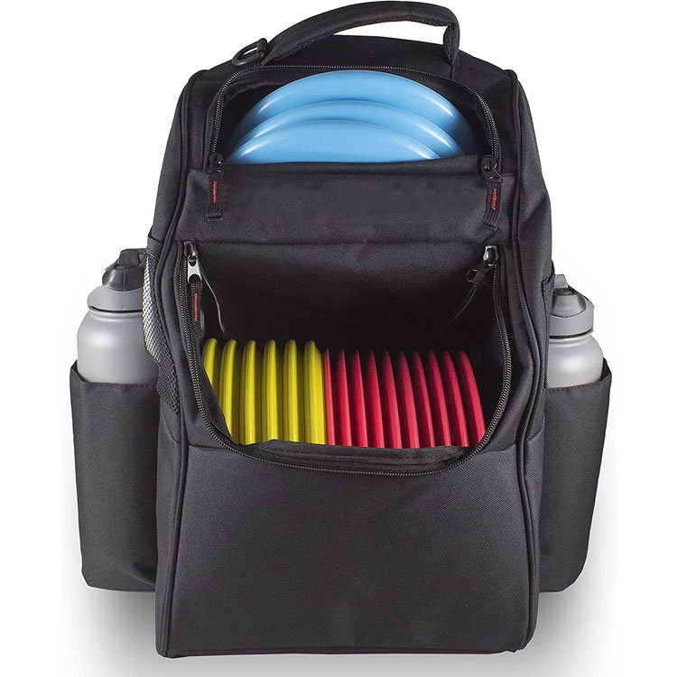 Frisbee golf discgolf bag discs huck pack multi-functional dividers tactical grip disc golf bag backpack