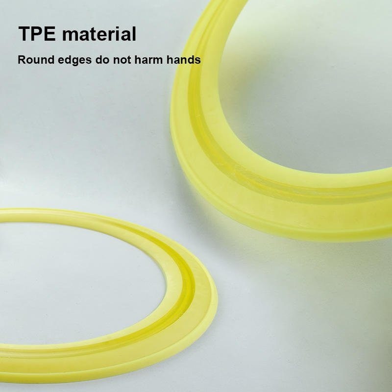 Frisbeed Throwing and Catch Flying Rings Toy High Quality Colorful Soft Non-slip Silicone for Kids PE Opp Bag Inflatable Toy