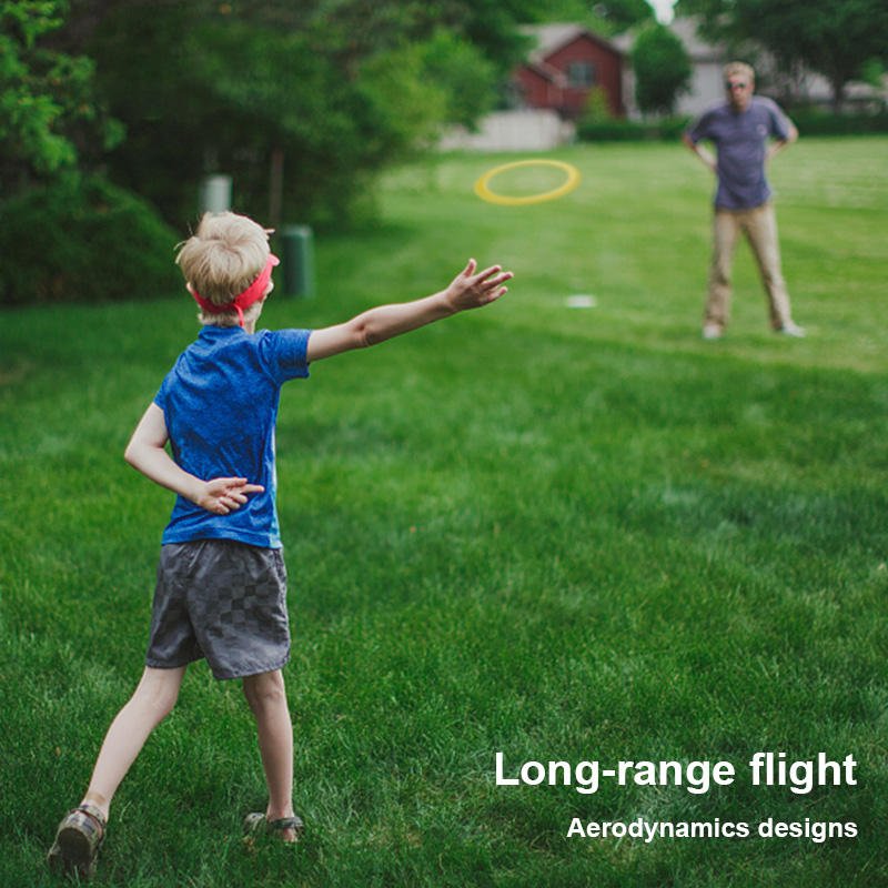 Frisbeed Throwing and Catch Flying Rings Toy High Quality Colorful Soft Non-slip Silicone for Kids PE Opp Bag Inflatable Toy