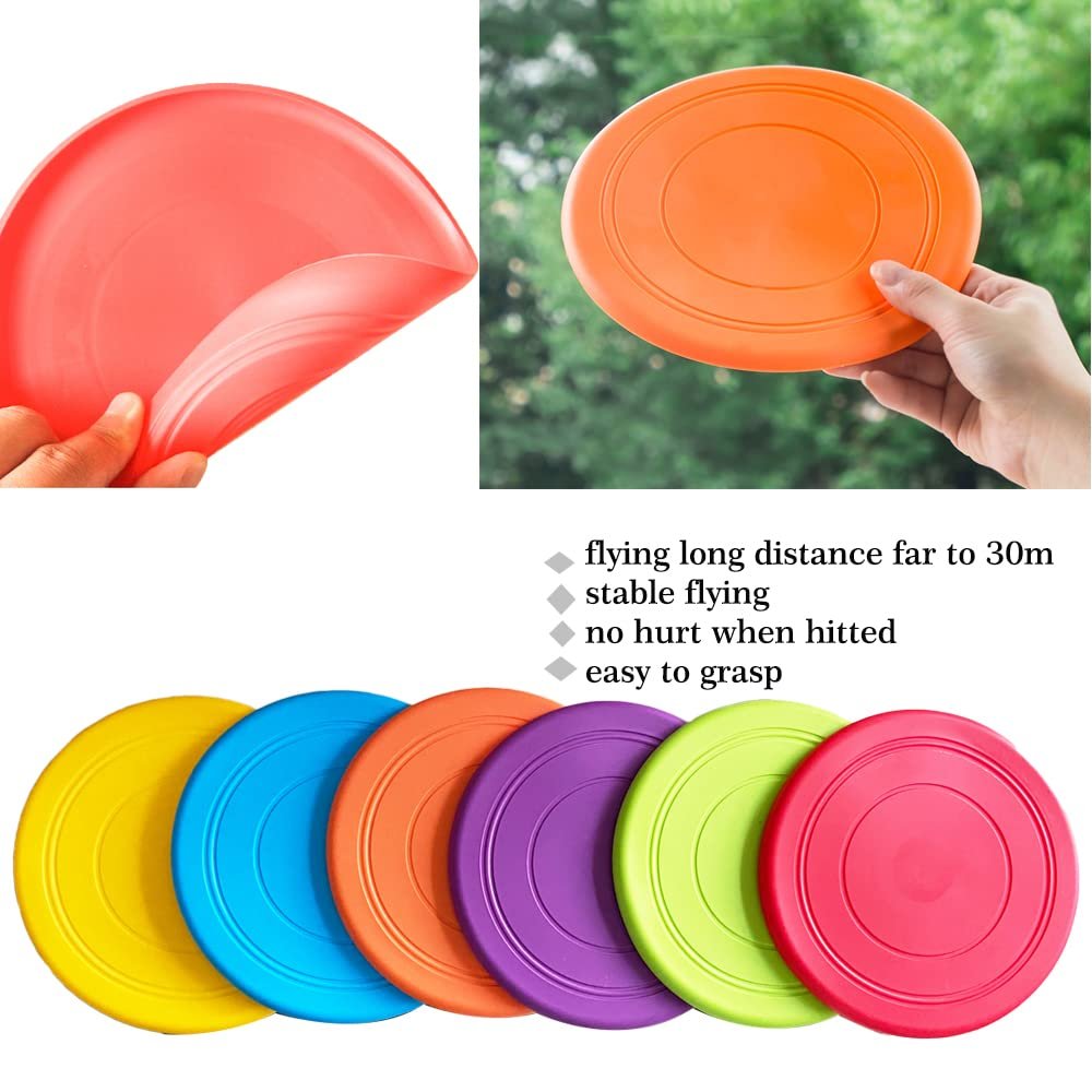 Pet supplier silicone flying disc toy outdoor playing lawn game 17 * 17 *0.7 cm 55g blank mini flying disc silicone