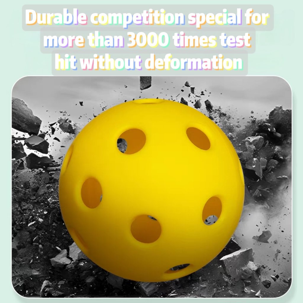 Hot sale cheap durable windproof game professional indoor and outdoor pickleball balls