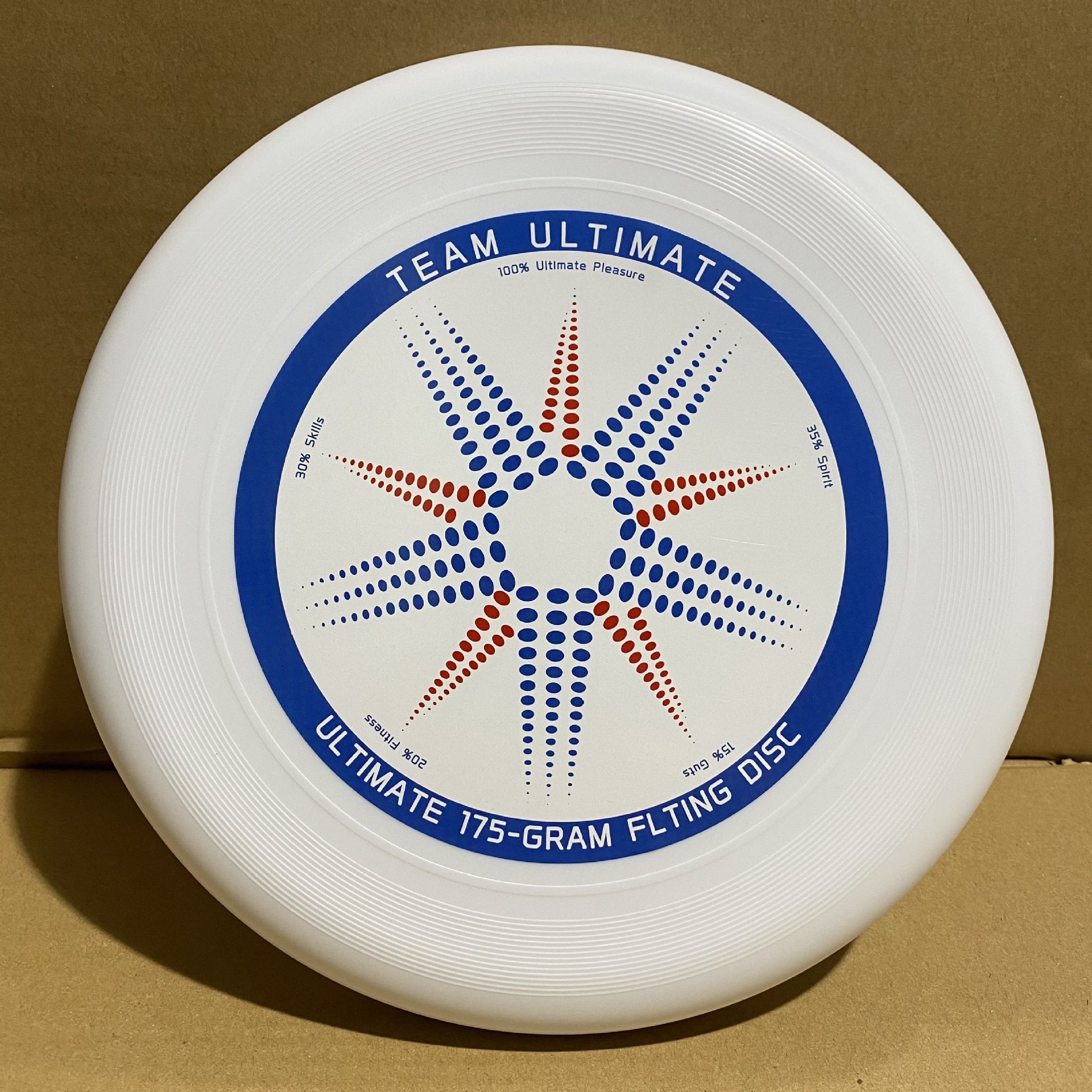 Hot sale wholesale parent-child outdoor sports pe material 175g limit soft frisbee