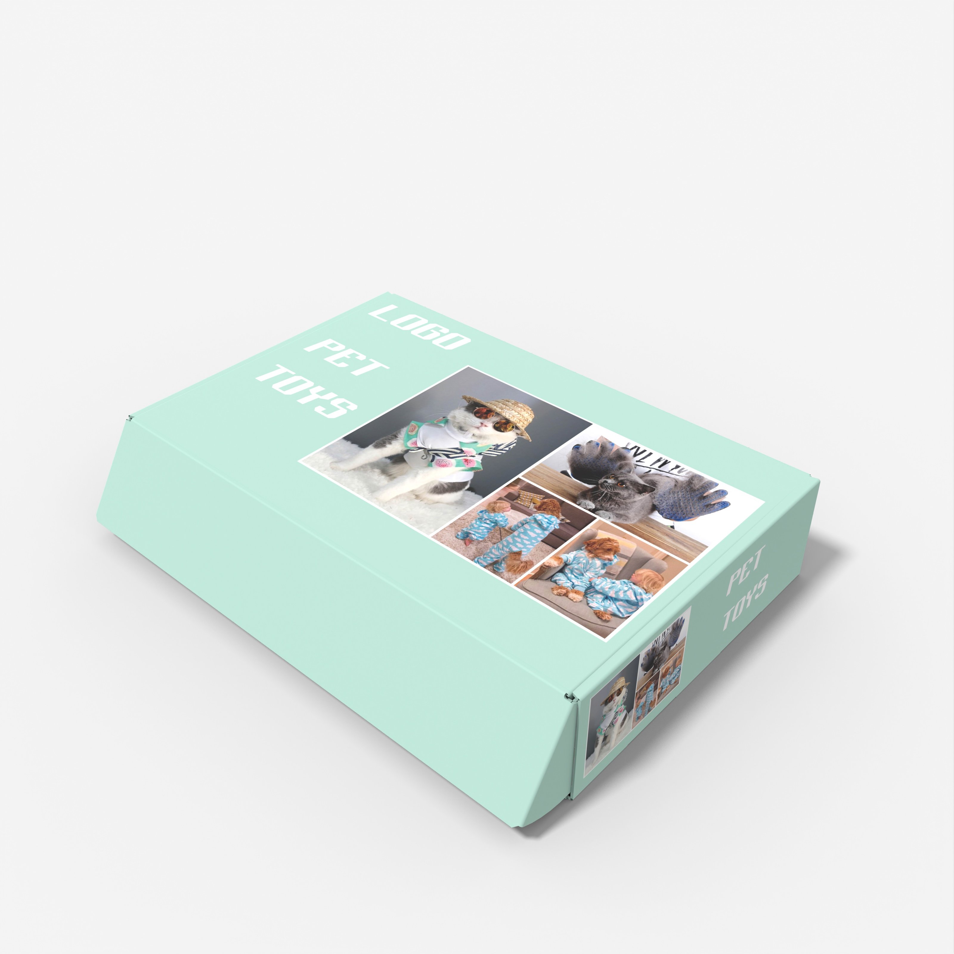 Custom Simple Design Pet Toy Packaging Box Pet Ball Frisbee Eco Friendly Paper Box High Quality Corrugated Airplane Box for Pets