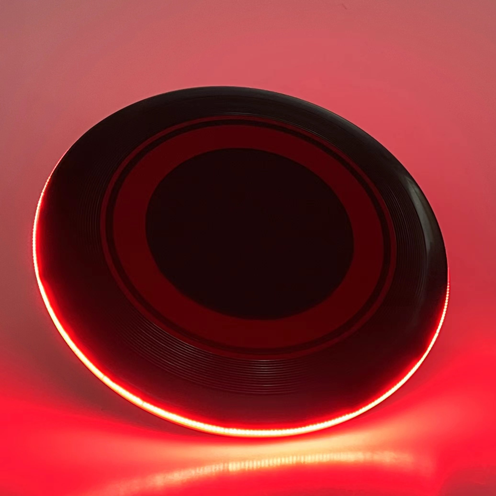 Custom logo Ultimate Fly Disc Grow in the Dark 360 led flying disc - extremely bright led frisbeed