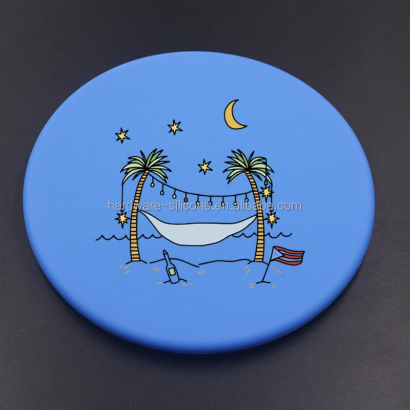 Custom logo & color soft silicone flying disk rainbow colorful Ultimate Pet Frisbeed