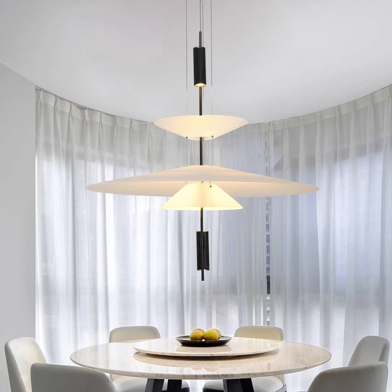 Italian modern minimalist creative frisbee living room flamingo art personality Nordic restaurant study chandelier