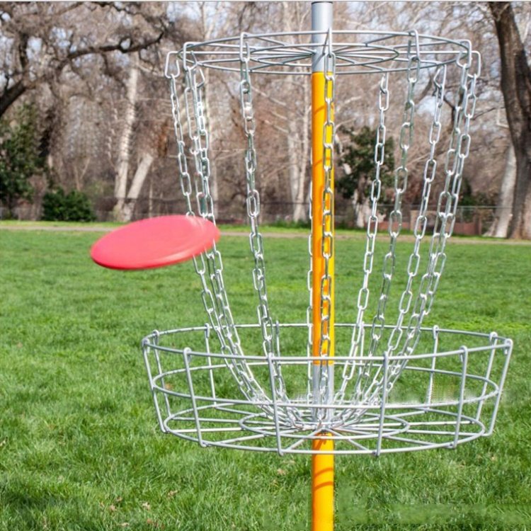 Lightweight Disc Golf Goals Catcher Practice Target Steele frisbee hole Portable Disc Golf Basket