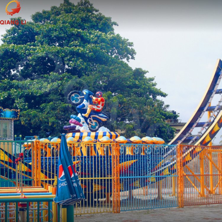 Qiangli Attraction Flying UFO Frisbee Rides Amusement Park Thrilling Flying Saucer Phoenix UFO Rides Magic Bowl Disco Rides