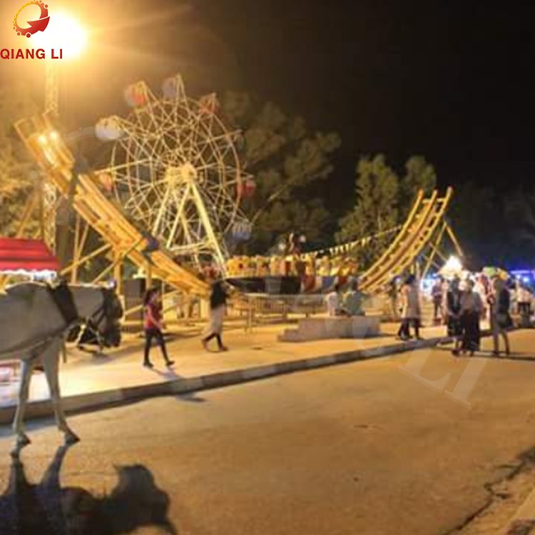 Qiangli Attraction Flying UFO Frisbee Rides Amusement Park Thrilling Flying Saucer Phoenix UFO Rides Magic Bowl Disco Rides