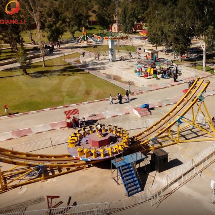 Qiangli Attraction Flying UFO Frisbee Rides Amusement Park Thrilling Flying Saucer Phoenix UFO Rides Magic Bowl Disco Rides