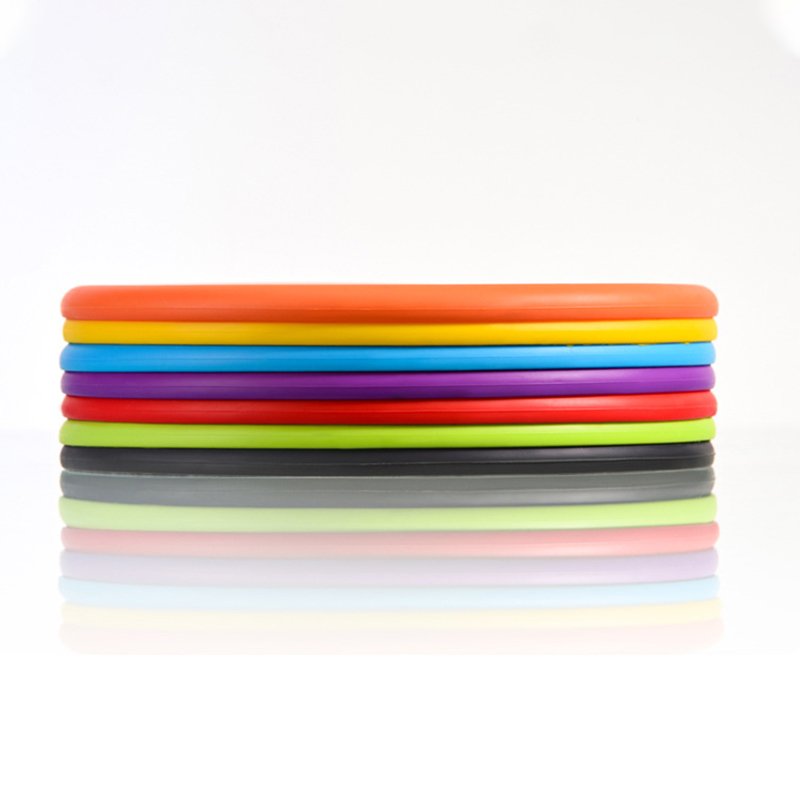 Factory Custom Round Pet Dog Pet Training Chew Toys Bite Resistant Silicone Flying Disk Frisbeed Pet Flying Disc