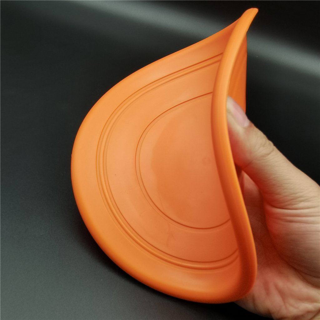 wholesale durable chew bite resistant soft pet interactive gliding custom logo dog frisbeed flying golf disc for training dog