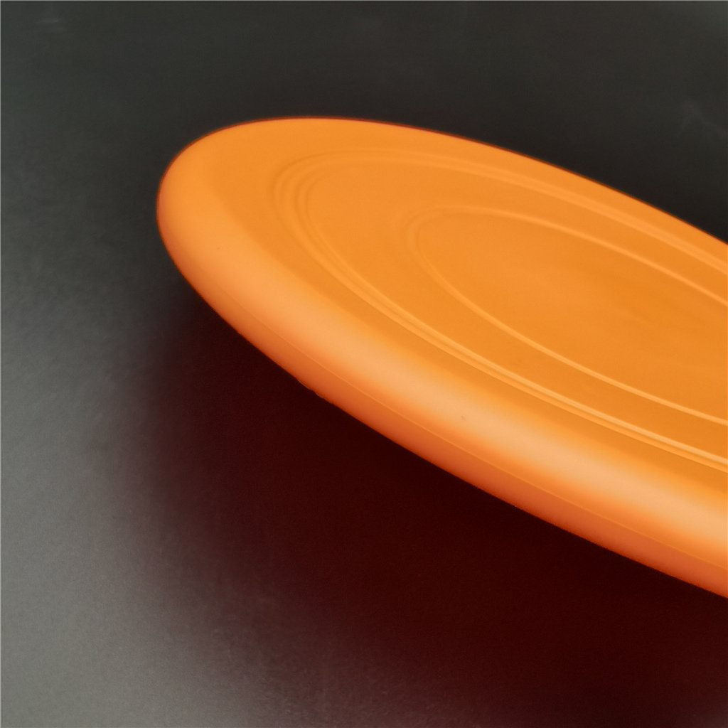 wholesale durable chew bite resistant soft pet interactive gliding custom logo dog frisbeed flying golf disc for training dog