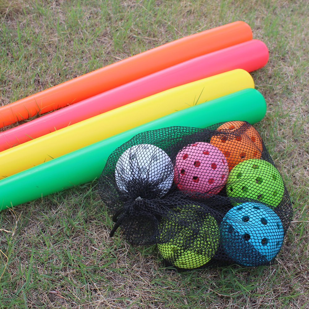 Wholesale Baseball bats for Children Plastic Training Practice Soft Bat and Ball Family Sports Toy with Logo Printed